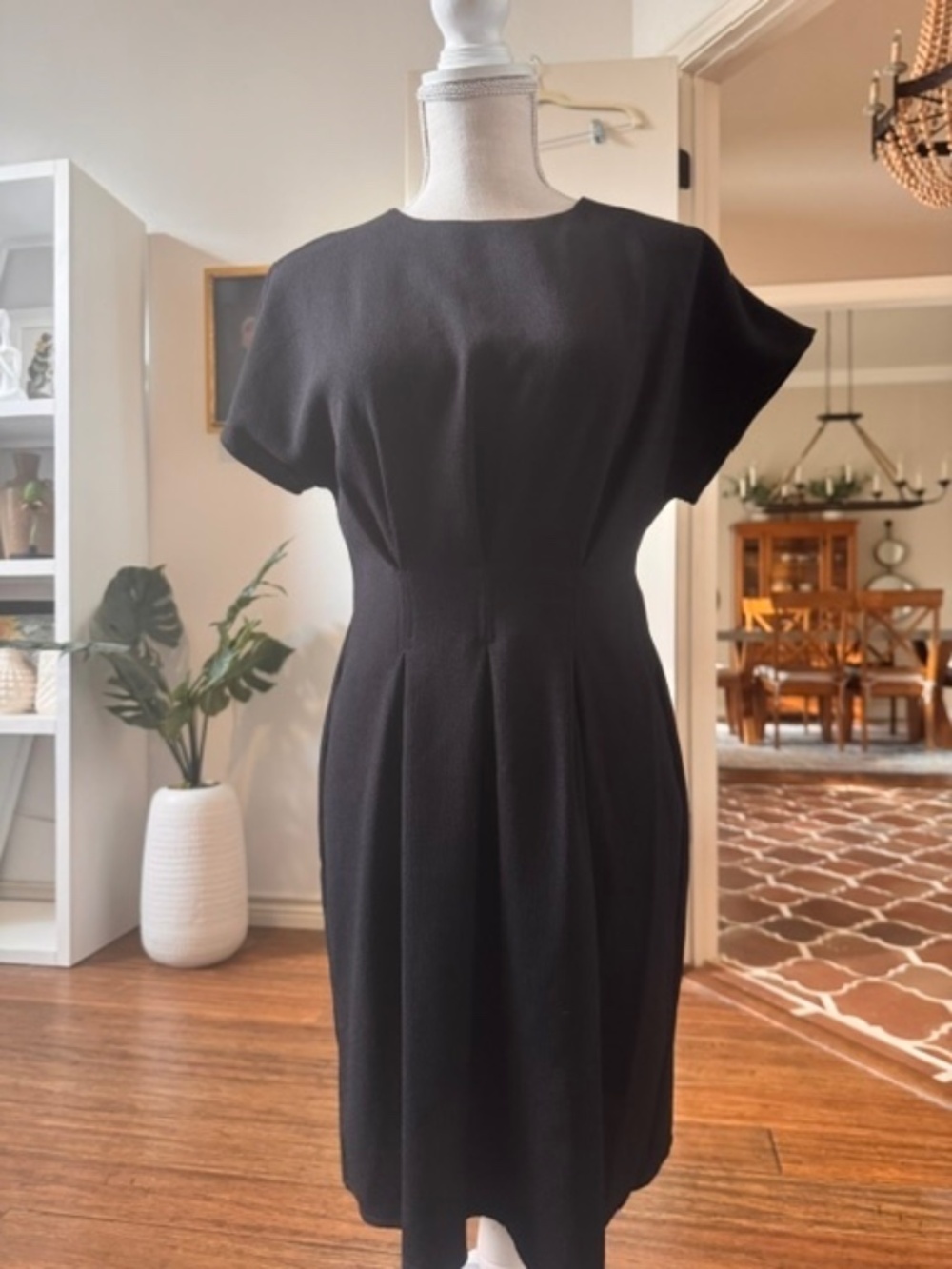 ASOS Black Shift Dress Size 6 NWOT
